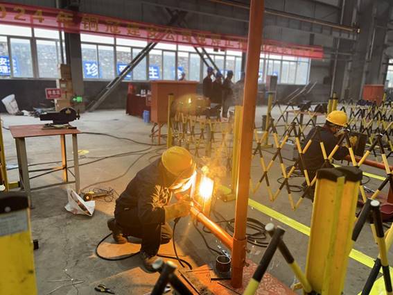 公司舉辦電焊工、電工技術(shù)比武
