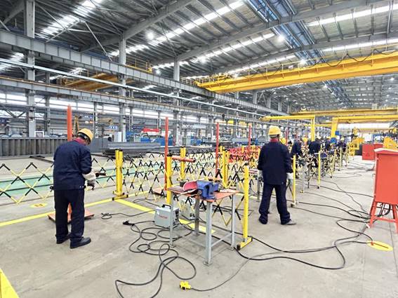 公司舉辦電焊工、電工技術(shù)比武